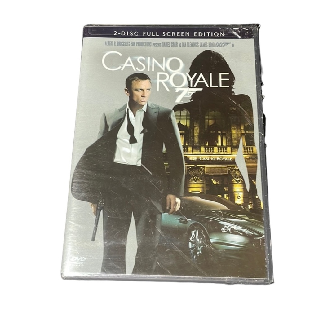 New Sealed Casino Royale 2 Disc Full Screen Edition DVDs.